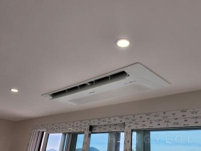 경기도 안산시 단원구 대부동동 자연향기팬션 시스템에어컨 설치 사례