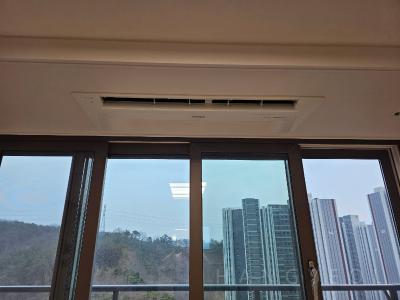 경기도 오산시 원동 롯데캐슬스카이파크 시스템에어컨 설치 사례