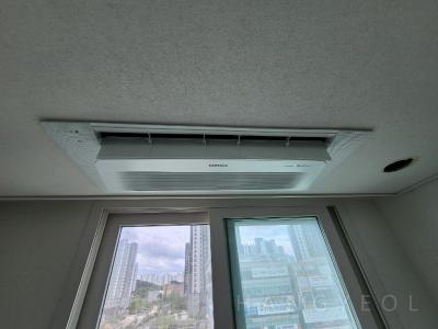 경기도 화성시 청계동 동탄역 시범우남퍼스트빌아파트 시스템에어컨 설치 사례