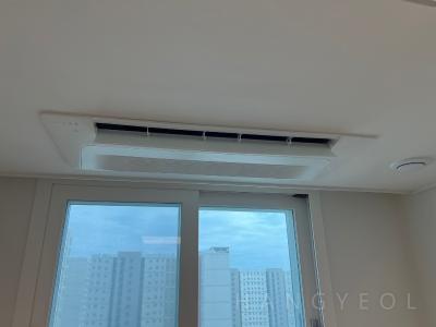 경기도 수원시 영통구 망포동 영통아이파크캐슬2단지 시스템에어컨 설치 사례
