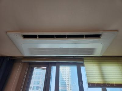 충청남도 아산시 탕정면 탕정삼성트라팰리스아파트 시스템에어컨 설치 사례