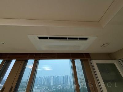충청남도 아산시 탕정면 탕정삼성트라팰리스아파트 시스템에어컨 설치 사례
