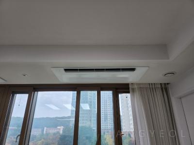 충청남도 아산시 탕정면 탕정삼성트라팰리스아파트 시스템에어컨 설치 사례