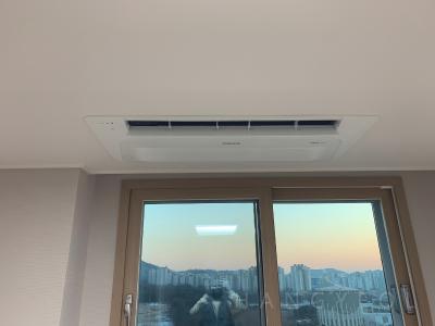 경기도 하남시 학암동 위례숲 우미린 시스템에어컨 설치 사례