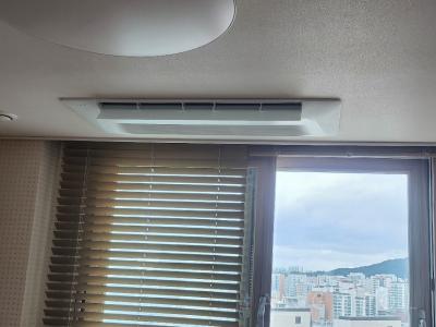 서울특별시 성동구 금호동2가 래미안하이리버 상가동 시스템에어컨 설치 사례