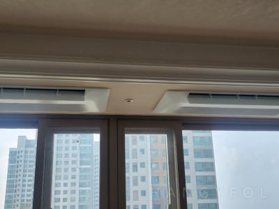 충청남도 아산시 탕정면 탕정삼성트라팰리스아파트 시스템에어컨 설치 사례