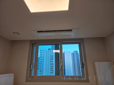 경기도 용인시 처인구 모현읍 힐스테이트몬테로이 시스템에어컨 설치 사례