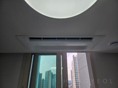 충청북도 청주시 흥덕구 오송읍 오송파라곤3차 시스템에어컨 설치 사례