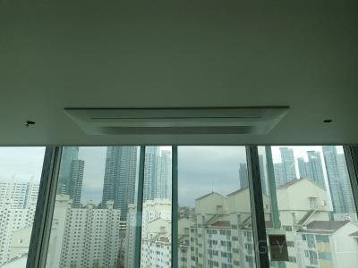 부산광역시 해운대구 좌동 해운대대우1차아파트 시스템에어컨 설치 사례