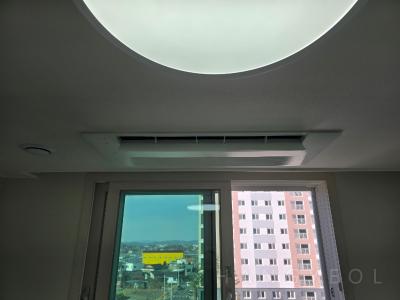 충청북도 청주시 흥덕구 강내면 대원칸타빌 시스템에어컨 설치 사례