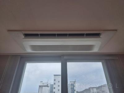충청남도 아산시 음봉면 더샵 레이크시티3차 아파트 시스템에어컨 설치 사례