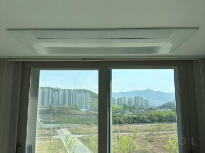 경상남도 김해시 내덕동 김해 장유역 한라비발디 센트로 아파트 시스템에어컨 설치 사례