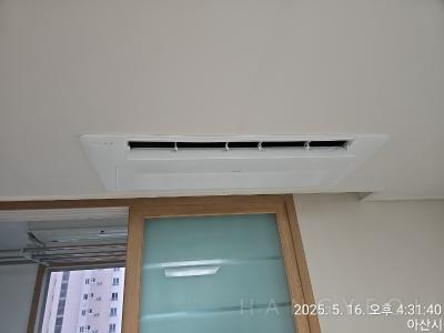 충청남도 아산시 모종동 모종캐슬어울림2단지 시스템에어컨 설치 사례