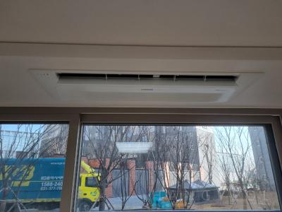 경기도 수원시 권선구 곡반정동 수원 하늘채 더퍼스트 1단지 시스템에어컨 설치 사례