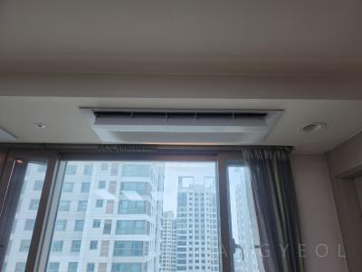 충청남도 아산시 탕정면 탕정삼성트라팰리스아파트 시스템에어컨 설치 사례