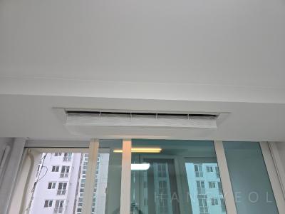 충청남도 천안시 서북구 불당동 불당마을동일하이빌아파트 시스템에어컨 설치 사례