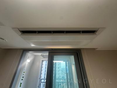 경기도 평택시 동삭동 더샵지제역센트럴파크3BL아파트 시스템에어컨 설치 사례