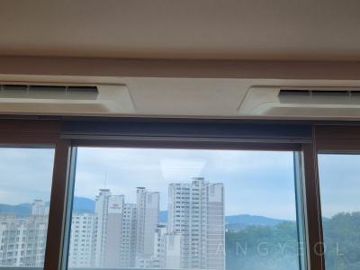 경기도 군포시 산본동 래미안 하이어스 시스템에어컨 설치 사례