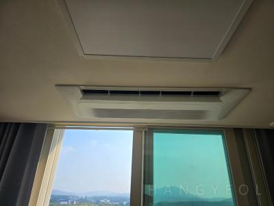 충청남도 홍성군 홍북읍 한울마을 모아엘가 아파트 시스템에어컨 설치 사례
