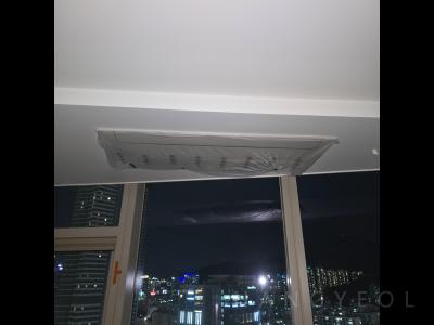 부산광역시 해운대구 우동 해운대두산위브더제니스 시스템에어컨 시공 현장 2