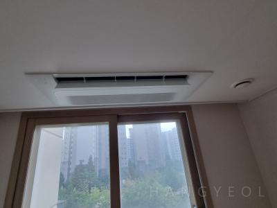 충청남도 아산시 모종동 모종캐슬어울림1단지 시스템에어컨 설치 사례