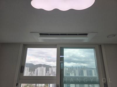 경기도 화성시 청계동 동탄역시범반도유보라아이비파크4.0 시스템에어컨 설치 사례