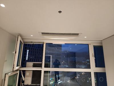 부산광역시 부산진구 전포동 에메랄드홈 시스템에어컨 설치 사례