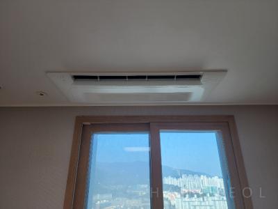 부산광역시 해운대구 반여동 해운대비스타동원 시스템에어컨 설치 사례