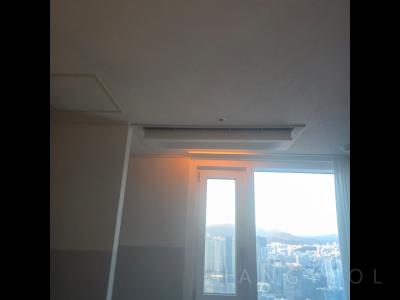 부산광역시 해운대구 우동 더블유비씨더팔레스오피스텔 시스템에어컨 설치 사례