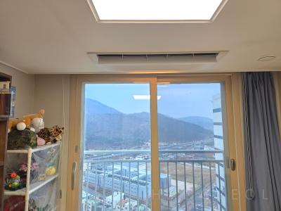 울산광역시 북구 매곡동 드림인시티 에일린의뜰 2차 시스템에어컨 시공 현장 4