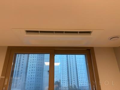 경기도 수원시 영통구 망포동 영통아이파크캐슬2단지 시스템에어컨 시공 현장 7