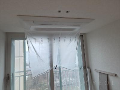 경기도 광명시 하안동 광명 두산위브 트레지움 시스템에어컨 실내기