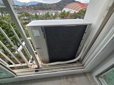 경상남도 창원시 성산구 반림동 트리비앙아파트 시스템에어컨 실외기