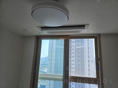 경상남도 창원시 의창구 팔용동 힐스테이트 아티움시티 시스템에어컨 실내기