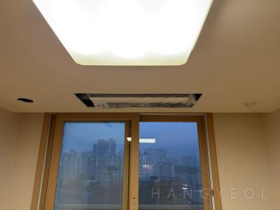 경기도 용인시 수지구 동천동 삼성쉐르빌 시스템에어컨 설치 사례