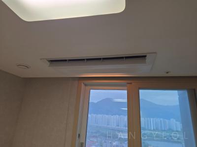 경상남도 양산시 물금읍 양산신도시3차동원로얄듀크비스타 시스템에어컨 설치 사례