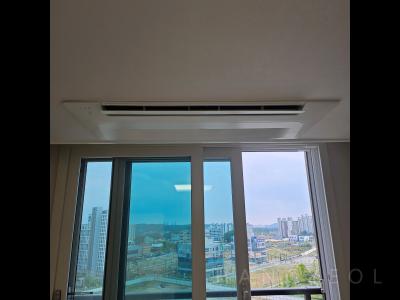 경기도 화성시 효행구 봉담읍 봉담중흥S-클래스센트럴에듀 시스템에어컨 설치 사례