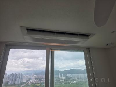 경상남도 양산시 물금읍 반도유보라4차아파트 시스템에어컨 실내기