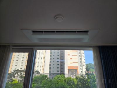 경상남도 김해시 율하동 율상마을푸르지오3단지아파트 시스템에어컨 설치 사례