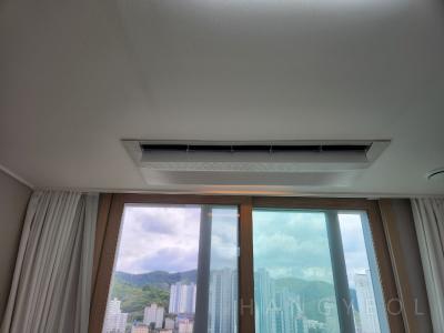 경상남도 김해시 진영읍 중흥에스클래시에코시티 상가동 시스템에어컨 실내기