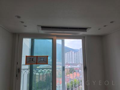 경상남도 김해시 율하동 율상마을모아미래도5단지 시스템에어컨 실내기