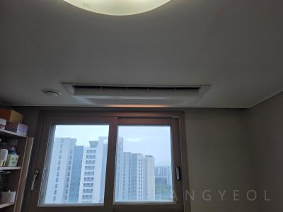 경기도 평택시 비전동 평택소사벌푸르지오 시스템에어컨 설치 사례