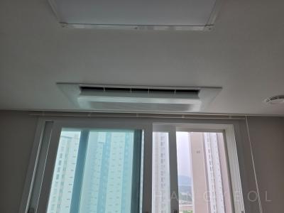 경상남도 창원시 성산구 용호동 용지 더샵 레이크파크 시스템에어컨 설치 사례