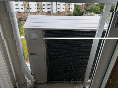 부산광역시 기장군 정관읍 정관신도시 계룡리슈빌 시스템에어컨 실외기