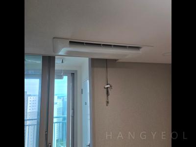 경기도 평택시 고덕동 호반써밋 고덕국제신도시 에듀파크 시스템에어컨 설치 사례