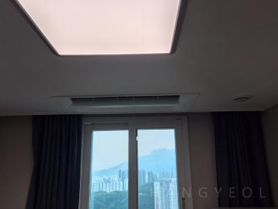 경기도 의정부시 신곡동 e편한세상 신곡 포레스타뷰 시스템에어컨 실내기