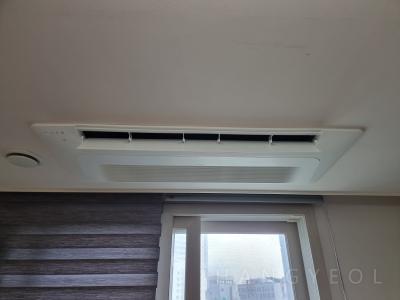경기도 안산시 단원구 고잔동 센트럴프루지오 시스템에어컨 설치 사례
