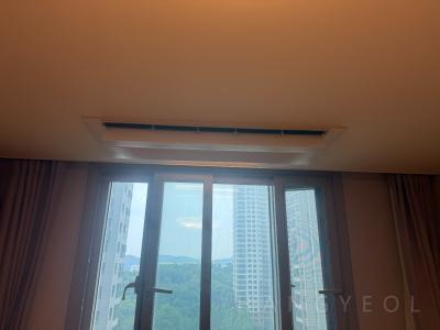 충청남도 아산시 탕정면 탕정삼성트라팰리스아파트 시스템에어컨 설치 사례
