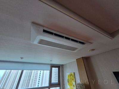 부산광역시 남구 용호동 오륙도 에스케이뷰 아파트 시스템에어컨 실내기