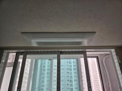 경기도 안양시 동안구 평촌동 인덕원센트럴푸르지오아파트 시스템에어컨 설치 사례